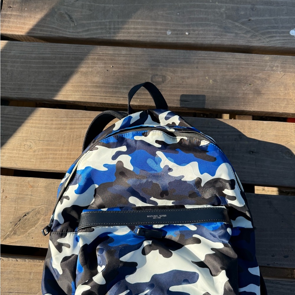 Michael Kors Blue Backpack for Men - Picture 4 of 4